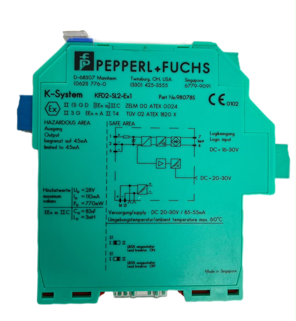 درایور سلونوئید  PEPPERL + FUCHS